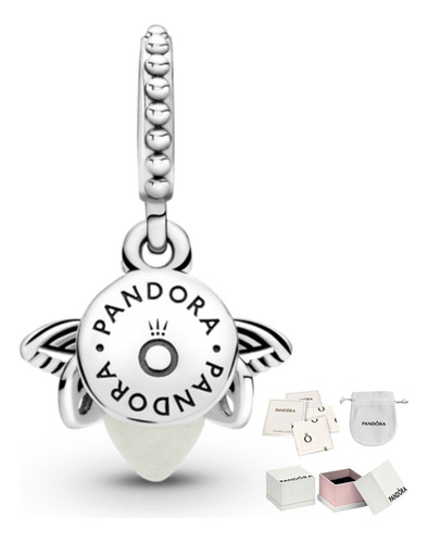 Charm Luciernaga Evangeline Plata 925 Pandora + Kit D Regalo