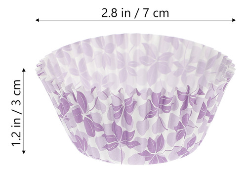 Moldes Para Hornear Magdalenas, 200 Unidades, Para Tartas, M