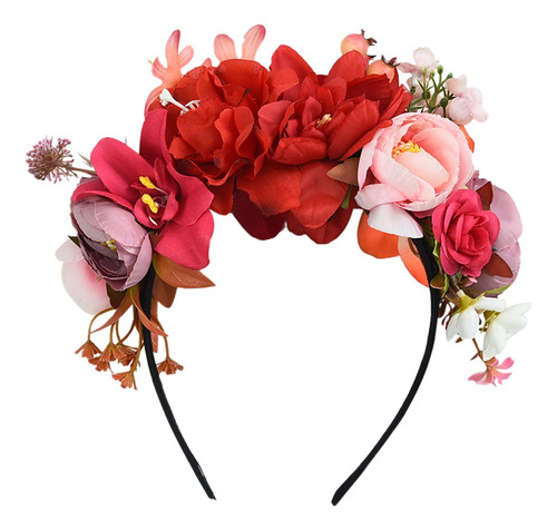 Diadema De Flores Simuladas, De Boda, Corona De Flores,