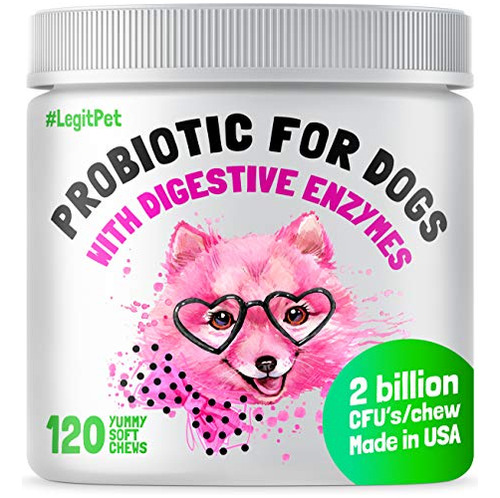 Probióticos Para Perros Con Enzimas Digestivas 8g3dr