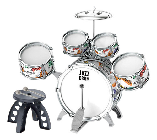 Juego De Batería De Jazz Para Niños, Juguete De Estilo B