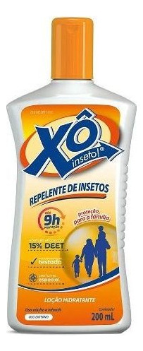 Repelente Xô Inseto Repele O Mosquito Da Dengue Loção 200ml