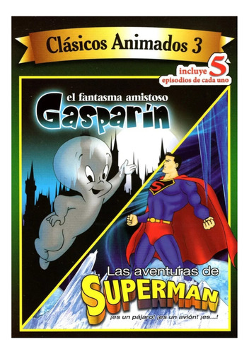 Gasparin Fantasma Amistoso & Aventuras Superman Episodio Dvd