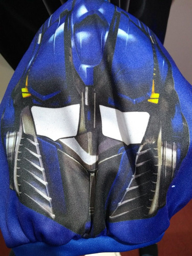 Imagen 5 de 6 de Disfraz Transformers Optimus Prime Talle 1-2-3-4