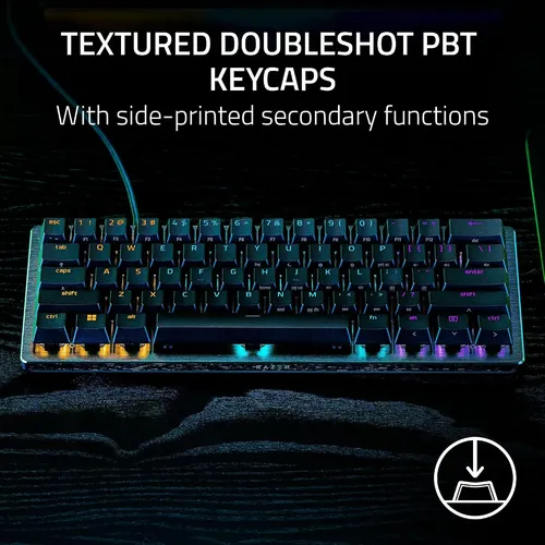 Teclado Para Jogos Razer Huntsman V3 Pro Mini 60% Classic Black Teclado Para Jogos Razer Huntsman V3 Pro Mini 60% Classic Black