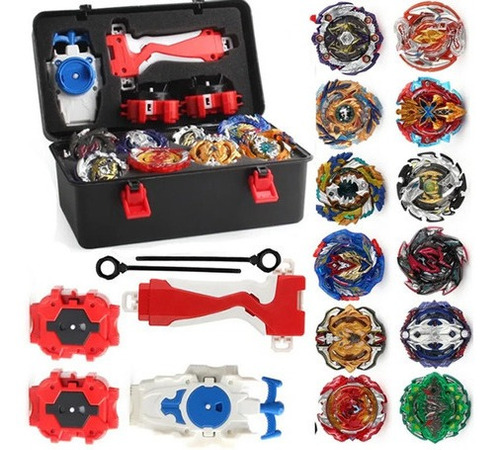 Juego De Lanzador 17 Piezas Toys Beyblade Toupie Juego De Lanzador 17 Piezas Toys Beyblade Toupie