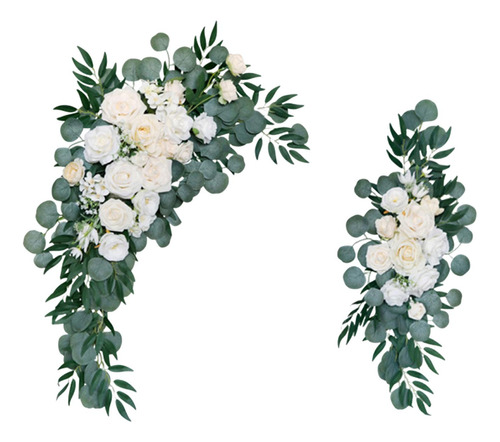 2 Piezas De Flores De Arco De Boda, Flores Artificiales