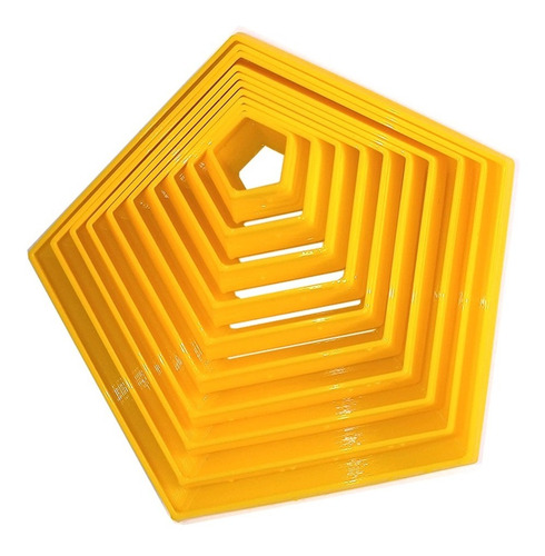 Imagen 1 de 5 de Twister 3d Atrapante Fidget Antiestres - Color Amarillo