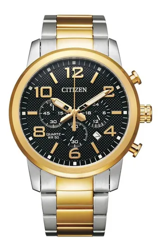 Reloj quartz hombre plateado sale