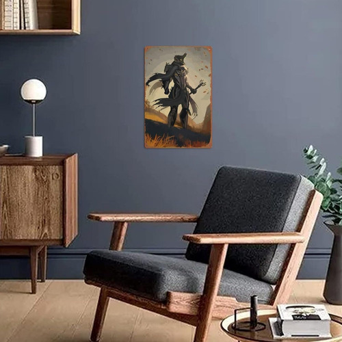 Warframe - Cartel De Hojalata Para Cafetería, Bar, Hogar, De