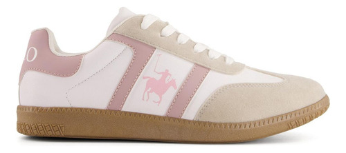 Sneaker Preparatoria Z80707ve Bimaterial Logo Grabado Club