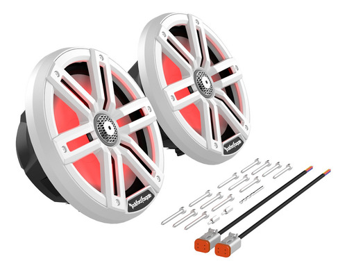 Par Bocinas Marinas 8 PLG Rockford Fosgate M2-8 1000w 4ohms Color Blanco