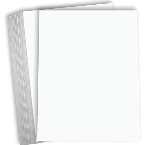 White Cardstock Thick Paper  8 1/2 X 11  Blank Heavy...