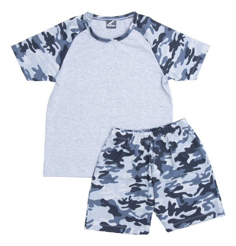 Pijama Manga Corta Camuflado Dufour Kids 11772