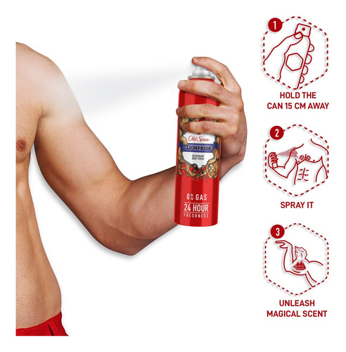 Desodorante Old Spice Lionpride Deodorant Body Spray 24 Hs