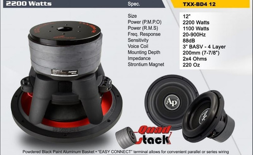 bd4 12 audiopipe