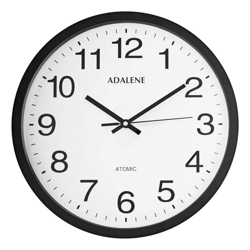 Adalene Reloj De Pared Atomico Grande De 12 Pulgadas, Pantal