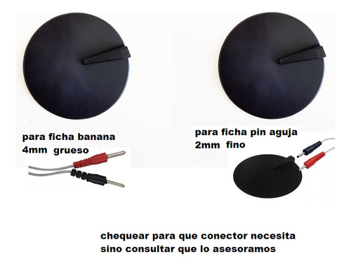 Kit X10 Accesorios Electrodos De 5cm Diámetro Promo