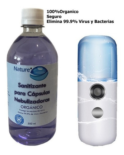 Sanitizante Para Capsulas Nano Difusor Humidificador Organic