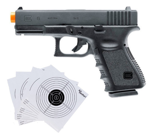 Pistola Glock 19 Gen 3 Airsoft Bbs Plástico 6mm Gbb Xchws C