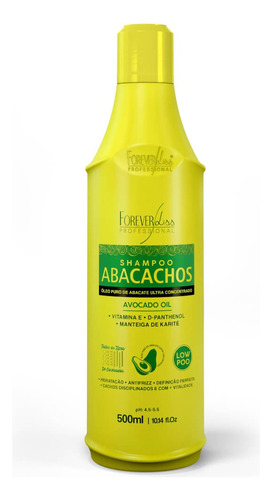 Shampoo De Abacate Abacachos Forever Liss 500ml