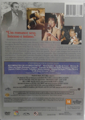 Imagem 2 de 2 de Dvd O Guarda-costas - Frete Grátis