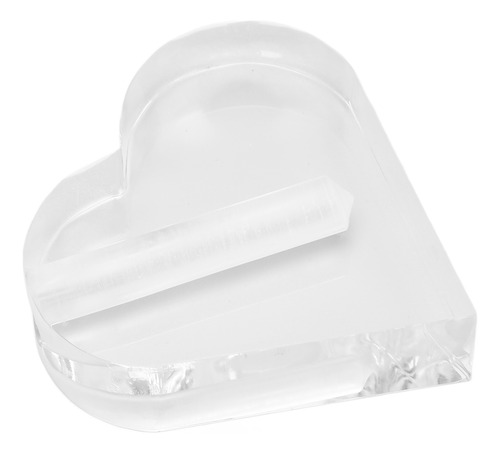 Estante De Acrílico Transparente En Forma De Corazón Con For