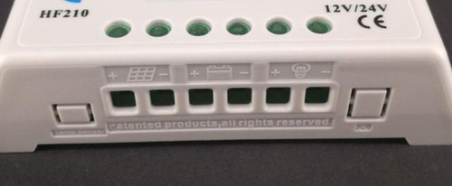 Imagen 2 de 5 de Trisol Controlador Regualdor 12/24v 10a Led Usb Hf210