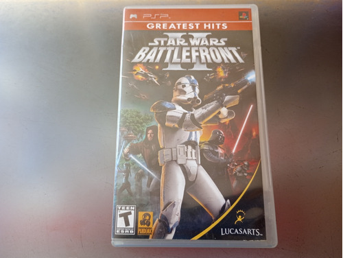 Juego De Psp Físico,star Wars Battlefront 2,de Segunda Mano.