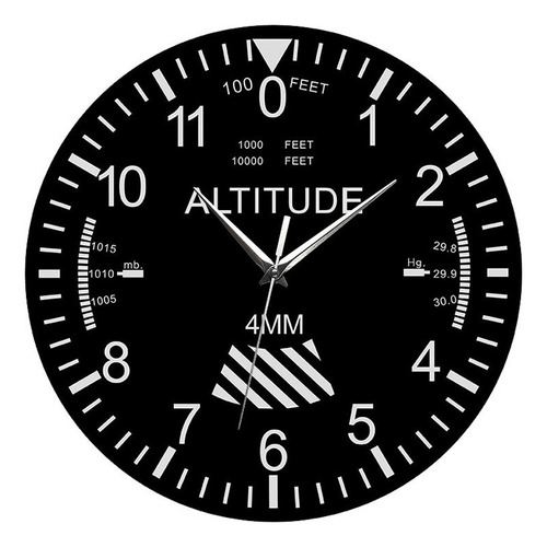 Reloj De Pared Con Altímetro Que Mide La Altitud