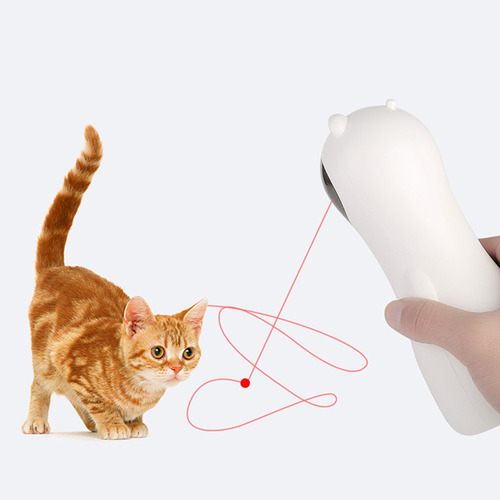 Imagen 3 de 9 de Juguete Láser Para Gato Puntero Láser Giratorio Automático