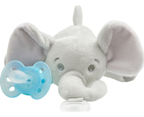 Peluche De Elefante Philips Avent Ultra Suave Con Chupete