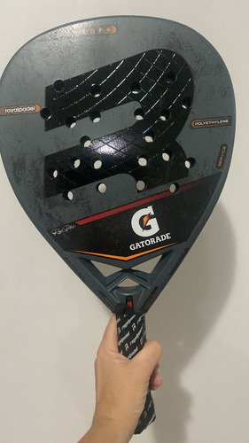 Paleta De Pádel Royal Padel Gatorade 2025 - Alta Calidad Gris/naranja