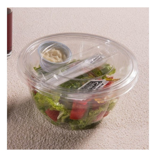 Pote Saladeira Com Divisória G633 Com 1 Unidade Galvanotek