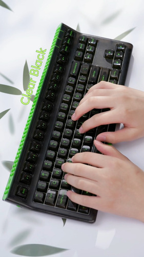 Teclado Epomaker Brick 87 Rgb 80% Preto Inglês Internacional
