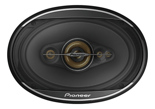 Alto-falantes Pioneer 6x9 Pgl TS-A6988s High-End 700w 120w Rms, cor preta
