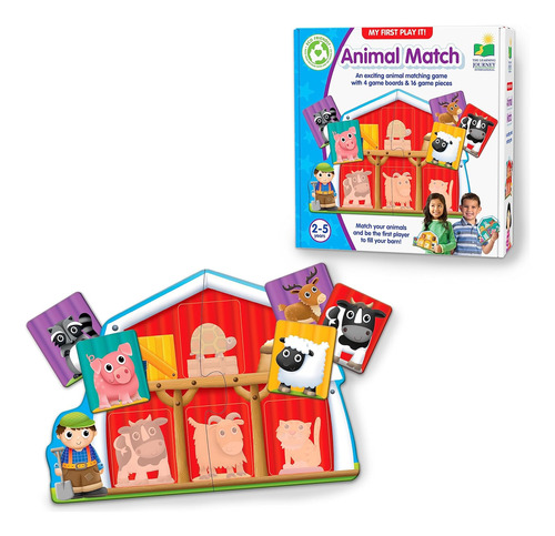 Juego De Mesa Animal Match The Learning Journey 138656