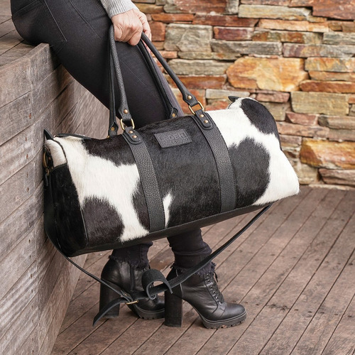 Imagen 7 de 9 de Bolso De Cuero Vacuno, Bolso De Viaje Grande