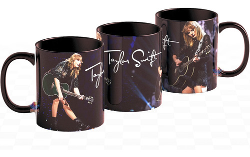 Taza De Cerámica Taylor Swift Guitarra Firma