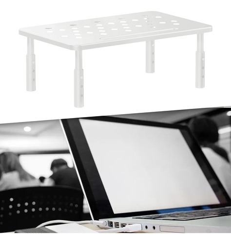 Soporte Elevador De Para Computadora Con Orificios De