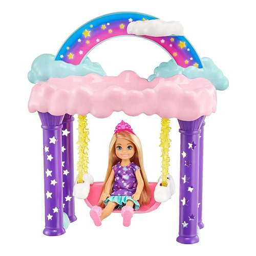 Muñeca Barbie Dreamtopia Columpio Mattel