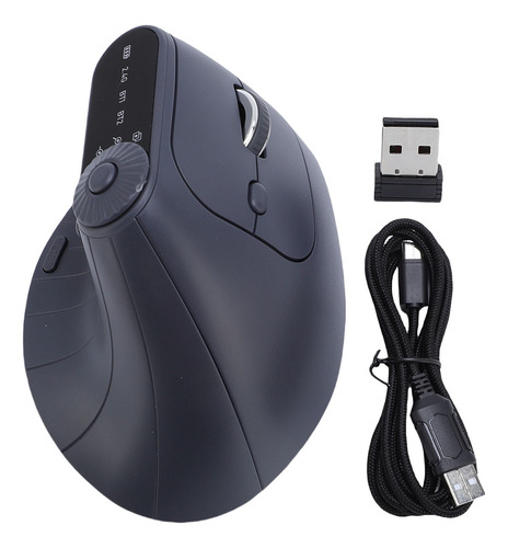 Ratón Vertical, Ergonómico, Inalámbrico Y Modo Dual De 2,4 G