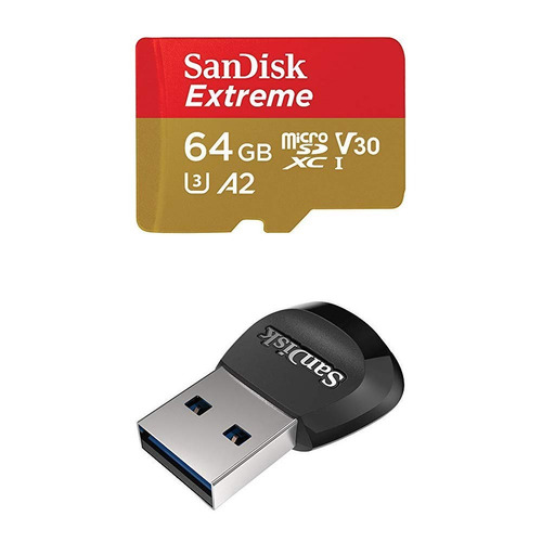 Sandisk 64gb Extreme Microsd Uhs-i Card With Adapter  (3txp)
