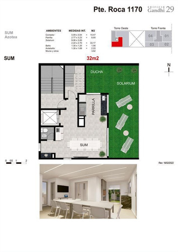 Imagen 8 de 8 de Departamento En Venta De 1 Dormitorio En Rosario