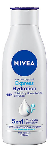 Crema Corporal Hidratación Express Piel Normal 100ml Nivea