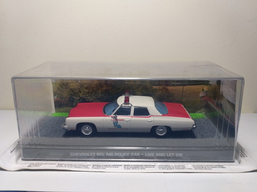 Chevrolet Bel Air Police Car Ed 90 Carros De James Bond 1/43