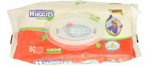 Huggies Natural Care, Toallas Húmedas Para Bebé, 80