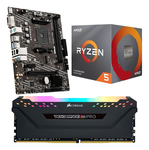 Combo Actualización Pc Amd Ryzen 5 4600g Mother A520 8gb Ram