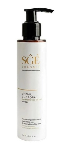 Crema Corporal Hidratante Anti Age Shagmie 150ml 