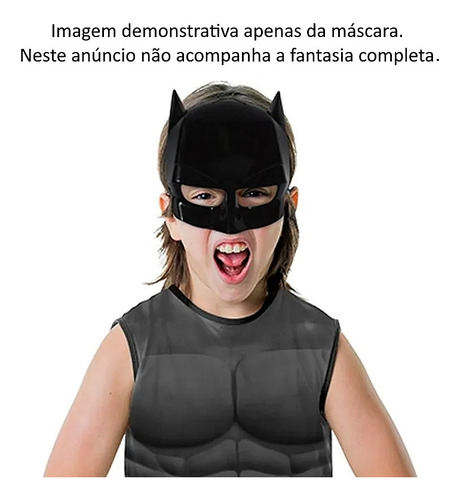 Kit 3 Em 1 Batma Espada Máscara E Escudo Infantil Brinquedo